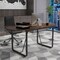 Oval Executive Office Table 71 Inch with Stable Metal Frame and Wire Hole